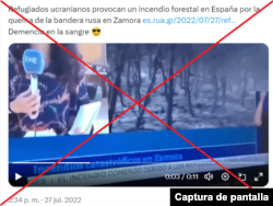 Captura de desinformación.