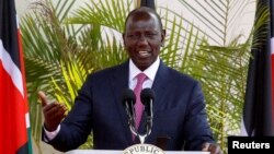 "Nous n'accepterons pas l'anarchie en République du Kenya", a martelé le président kényan William Ruto.