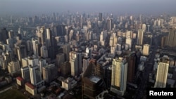 An aerial view shows a cityscape in Bangkok, Jan. 27, 2023. On July 15, 2024, Thailand began offering a visa to allow remote workers from other countries to live, work and travel there.