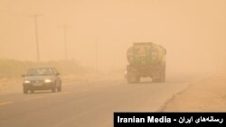 طوفان شن در استان سیستان و بلوچستان