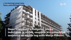 Obijen depo Višeg suda u Podgorici