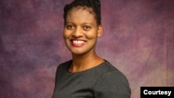 Umkhokheli wenhlelo kunhlanganiso yeTrinity Project, uNkosikazi Blessing Nyoni.