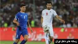 مهدی طارمی بکبار تیرعمودی دروازه ازبکستان لرزاند