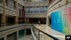 北京一个废弃的购物中心。（2023年7月27日）