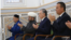 Uzbek leader Shavkat Mirziyoyev praying with country's Grand Mufti Nuriddin Kholiknazarov and other officials at Al-Hakim At-Termizi Mausoleum in Surkhandarya, southern Uzbekistan, March 13, 2023. (president.uz) 