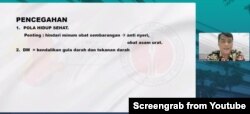 Humas Pengurus Besar Perhimpunan Nefrologi Indonesia (PB Pernefri), Wachid Putranto menjelaskan pentingnya hindari minum obat sembarangan untuk pencegahan kerusakan ginjal, Selasa (7 Maret 2023) (Foto: Tangkapan Layar)