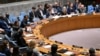 Para anggota Dewan Keamanan PBB memberikan suara untuk mendukung proposal gencatan senjata di Gaza di markas besar PBB hari Senin, 10 Juni 2024 di markas PBB di New York.