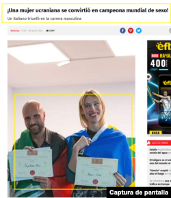 Captura de desinformación.