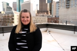 Missy Mendo, director of community outreach for The Rebels Project, which offers support to victims of mass shootings, is photographed in Denver, Colorado, April 12, 2024.