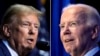 FILE - Calon presiden dari Partai Republik mantan Presiden Donald Trump (kiri), 9 Maret 2024 dan Presiden Joe Biden (kanan), 27 Januari 2024. (AP Photo)