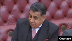 英國外交部國務大臣艾哈邁德勳爵（Lord Tariq Ahmad）（照片來源：英國國會）