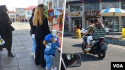 حضور زنان بدون حجاب اجباری در رشت