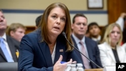 U.S. Secret Service Director Kimberly Cheatle testifies before the House Oversight and Accountability Committee about the attempted assassination of former President Donald Trump, at the Capitol in Washington, July 22, 2024.