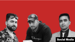 سعید یعقوبی (راست)، صالح میرهاشمی، مجید کاظمی.