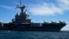 法國海軍戴高樂號（Charles de Gaulle）航空母艦（資料照：2024年4月25日）