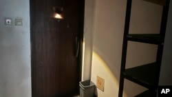 The entrance to the Beijing LGBT Center is seen in Beijing, China, May 16, 2023. It closed down on May 15, 2023, under pressure from authorities.