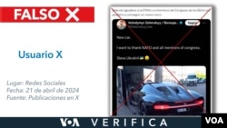 Usuarios han vuelto a viralizar un post proveniente de una cuenta parodia de Zelenskyy como si fuese cierto. Diseño: Mila Cruz.