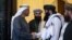 سفر سراج الدین حقانی، سرپرست وزارت داخله طالبان حین احوالپرسی با شیخ محمد بن زاید بن سلطان آل نهیان، امیر امارات متحدهٔ عرب در شهر ابو ظبی