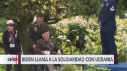 Biden llama a la solidaridad con Ucrania en el Día D 