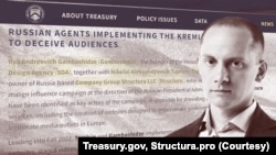 Russian political consultant Ilya Gambashidze. (Created by Evgeny Barano, VOA Russian Service)