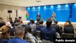 Pərviz Şahbazov və Kadri Simson (Mənbə: Energetika Nazirliyi)