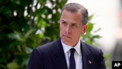 亨特·拜登2024年6月3日到达特拉华州威尔明顿的联邦法庭。