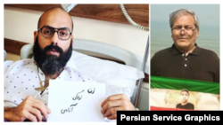 رضا سلمان‌زاده (راست) و خالد پیرزاده