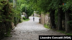 Calles empedradas de La Carolina.