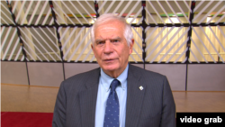 Người đứng đầu đối ngoại Liên hiệp châu Âu Josep Borrell. EU đồng thanh lên án Hamas vì sử dụng bệnh viện và thường dân làm “lá chắn sống”. 