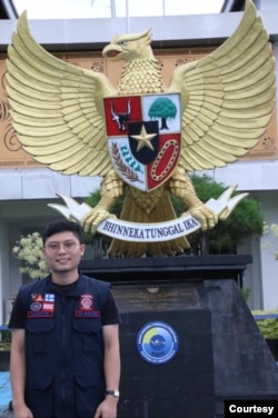 Bangkit Ausamapta Harvin, siap melanjutkan studi ke Amerika awal tahun depan. (Courtesy : pribadi)