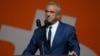 FILE - Robert F. Kennedy Jr. speaks at Bitcoin 2024 in Nashville, Tennessee, July 26, 2024. On Friday, he announced the suspension of his independent campaign for U.S. president, endorsing the Republican Party's nominee, former President Donald Trump. 