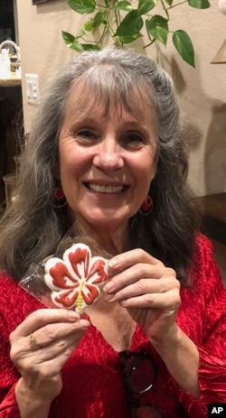 FILE - This undated photo provided by Alexandra Wright shows Leshia Wright in Lake Havasu, Arizona. After being missing for days, Wright was able to call her daughter and sister on Aug. 11, 2023, after finding shelter in a friend's home that was not affected by the fires in Lahaina, Hawaii