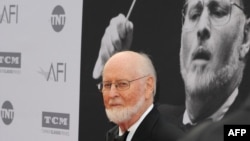 FILE - Honoree John Williams arrives at the 2016 American Film Institute Life Achievement Awards Honoring John Williams, in Hollywood, California, on June 9, 2016. 