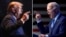 Kompilasi foto mantan Presiden Donald Trump, kiri, pada 24 Februari 2024, dan Presiden Joe Biden pada 27 Januari 2024. (Foto: AP)