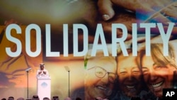 Sultan al-Jaber, the CEO of Abu Dhabi National Oil Co., talks during the World Government Summit in Dubai, United Arab Emirates, Feb 14, 2023.