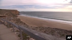 This image made from video shows Ethel Beach, South Australia, Dec. 29, 2023. 