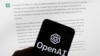 Logo OpenAI, Boston, 21. mart, 2023. (Foto: AP/Michael Dwyer)