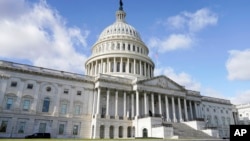 FILE - The U.S. Congress is back in session this week at the Capitol, shown here on Dec. 18, 2023, in Washington.