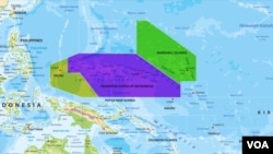 The Compacts of Free Association with Palau, the Federated States of Micronesia and the Marshall Islands - along with the waters around the U.S. territories of Guam and the Northern Mariana Islands - grant the U.S. military control of a vast sector of the Western Pacific.