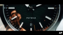 This image from video released by the US Army, shows a frame from a haunting new video, released May 2, 2024, in the latest effort by the Army to lure soldiers to some of its more secretive units.