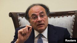 Pakistan Finance Minister Muhammad Aurangzeb speaks during an interview with Reuters at his office in Islamabad, July 19, 2024. Aurangzeb arrived in Beijing, July 25, 2024, for talks on power sector debt relief alongside structural reforms suggested by the IMF.