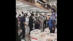 岸田文雄走访鱼市场
