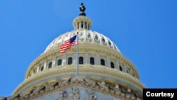 The Capitol dome is seen on Capitol Hill in Washington, DC, July 30, 2023. (Photo by Diaa Bekheet)