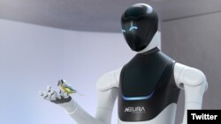 Perusahaan Neura Robotics kini mengembangkan sebuah robot humanoid dengan mengenakan kecerdasan buatan yang dinamakan “4NE-1”. (X/NEURARobotics)