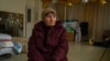 Svetlana in a shelter in Konstiantynivka, in the Donetsk Region, Eastern Ukraine, after she left Bakhmut, pictured on April 11, 2023.