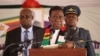 FILE - President Emmerson Mnangagwa speaks in Harare, Zimbabwe, on March 20, 2024.