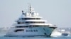 FILE - The superyacht Amadea sails into the San Diego Bay June 27, 2022, seen from Coronado, California.