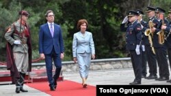 Церемонијално предавање на претседателската функција во вила Водно