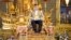 Thai King Maha Vajiralongkorn sits during a ceremony to celebrate his 71st birthday at the Grand Palace in Bangkok, Thailand, July 28, 2023. 
