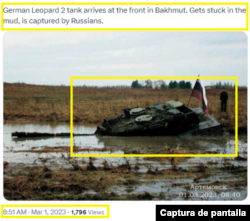 Captura de desinformación.